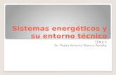 Sistemas energéticos y su entorno técnico. Tema II