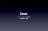 Introduction to Drupal Basics