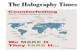 The Holography Times, June 2012, Volume 6, Issue no 18