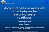 A Comprehensive Overview Of Techniquess For Measuring System Readiness Final 2009 Sept21