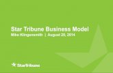 Star Tribune Business Model: Roundtable 2014   Michael Klingensmith