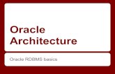Oracle RDBMS architecture