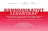 Kommunikativt Ledarskap - En analys av intervjuer med chefer och medarbetare i fem företag