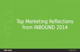Top Marketing Reflections from INBOUND 2014
