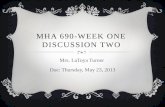 Mha 690 hc capstone week one discussion two