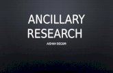 Ancillary research ppt