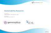 Genomatica, ICIS Sustainability Survey