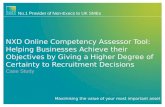 NXD Online Competency Assessor Tool - NXD Services