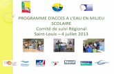 Comité de suivi régional Saint-Louis du PAEMS