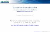 Vacation Storebuilder