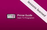 Prime Guide: Lessons learnt - Android App Development