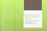 Sql server 2012 ha dr