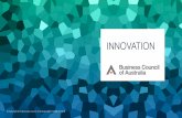 Business Council of Australia - Innovation
