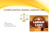 Compliance under labour laws in india