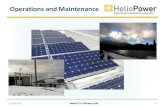 2014 PV Reliability, Operations & Maintenance Workshop: HelioPower