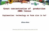 Great Concentration of Production 2006 Census