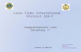 Lions Club Secretary -  Paper MMR & WMMR Basics
