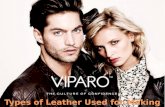 Types of leather used for making jackets