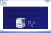 Tamper Resistant Printing with OM Plus RxA