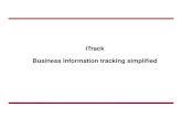 iTrack - Business Information Sharing Simplified