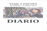 Viaje a España - Diario