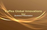 Kaffea Global Innovations Business Presentation