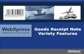 Web xpress wms grn variety features