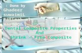Dental composite and shrink free composite