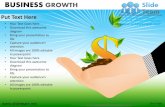 Business growth dollar money growing on trees powerpoint presentation templates.