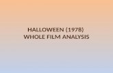 Halloween whole film analysis