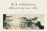El último discurso de Salvador Allende