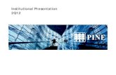 Banco Pine - Institutional Presentation 2Q12