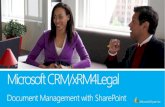 Microsoft CRM xRM4Legal 2014 Document Management with SharePoint