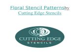 Floral Stencil Patterns by Cutting Edge Stencils
