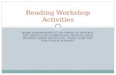 Reading Workshop Activities