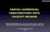PARTIAL SUPERFICIAL PAROTIDECTOMY WITH FACELIFT INCISION. IPRAS