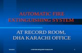Automatic fire extinguishing system