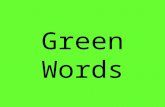 Green Flash Words