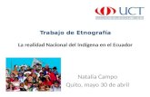 La Realidad Nacional Del IndíGena En El Ecuador