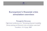 Eurosystems financial crisis simulation exercises