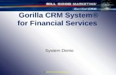 Gorilla Crm System Demo