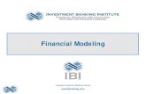 Financial modeling presentation
