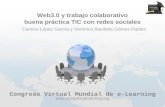 Web3.0 y trabajo colaborativo buena práctica tic con redes sociales