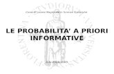 Probabilità a priori informative - Statistica bayesiana