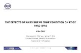 19   the effects of ahss shear edge condition edge fracture