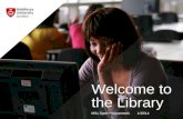 Welcome to the library - MSc Sport & Exercise programmes