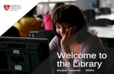 Welcome to the library - BSc Sport & Exercise programmes