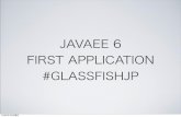 JavaEE6 First Application #glassfishjp