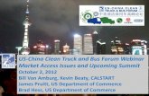 China clean truck update - market access - summit -10-2-12 webinar slides