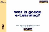 Wat Is Goede E Learning 04122007